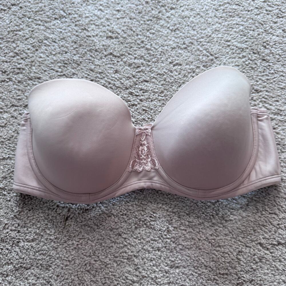 Vanity Fair Beauty Back Full Figure Strapless Underwire Bra Women's Size 38C
